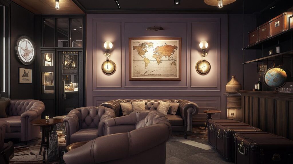 cómo transformar espacios con pintura lila inspirada en vinos