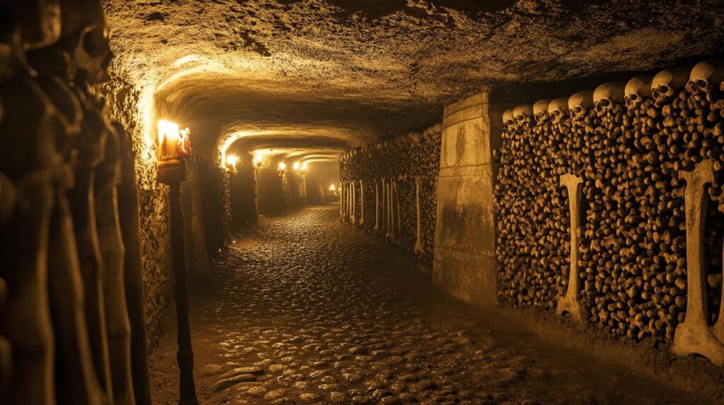 Las catacumbas de París: viaje subterráneo entre misterio e historia – Explorando el simbolismo del osario más famoso