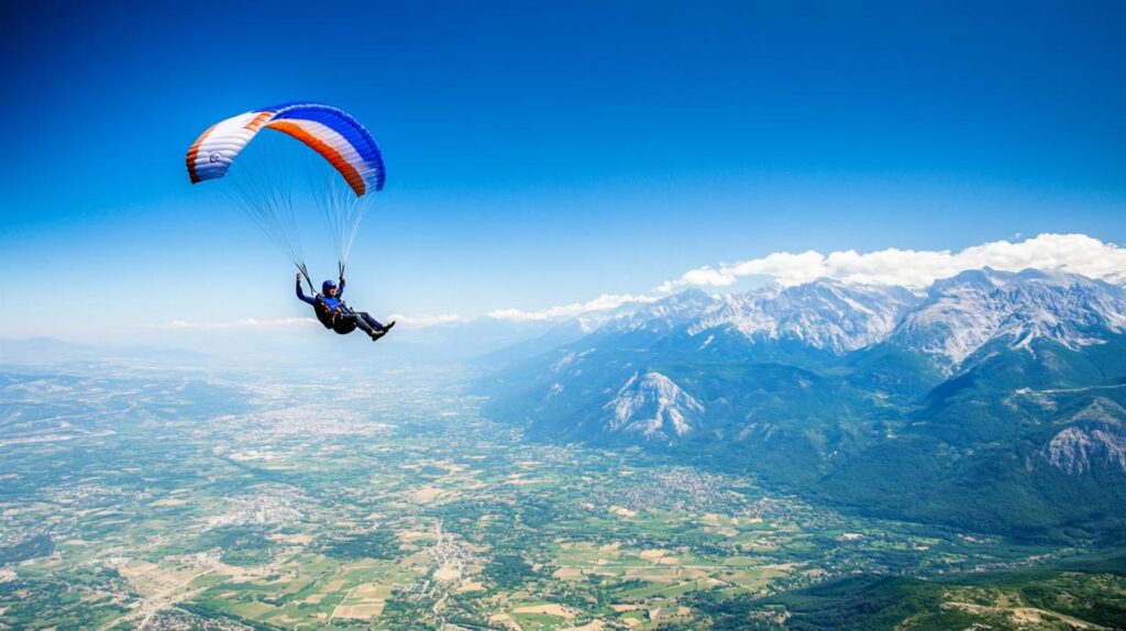 Descubre el salto en paracaídas Annemasse: adrenalina en tándem sobre el lago Lemán y los Alpes de Saboya