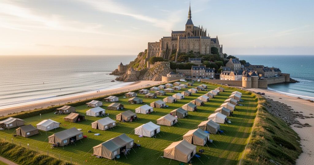 Vive la esencia de la región en el Camping del Viejo Castillo en Saint Michel Chef Chef para pasar buenas vacaciones